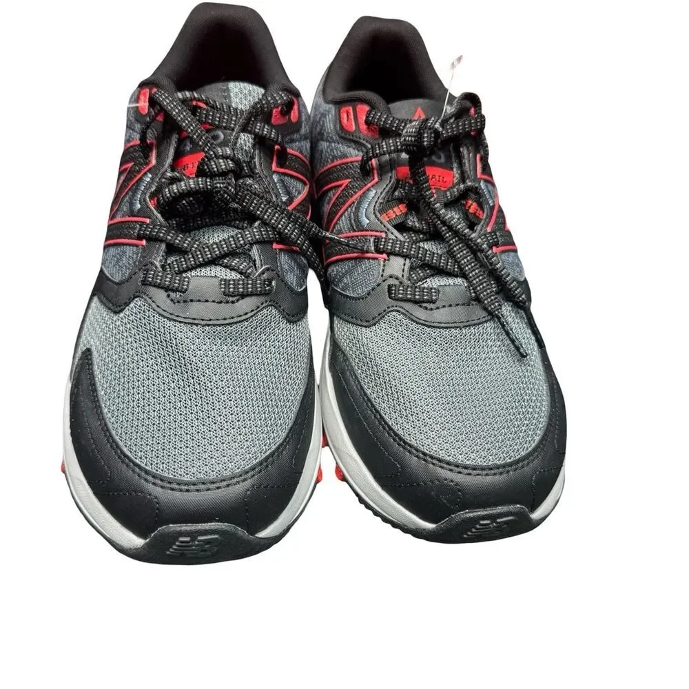 New Balance MT410LR7 Trail Running Shoes Men's 8.5 2E Wide Gray Red BNIB